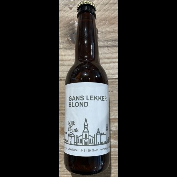 Gans lekker Blond bier 6.6%