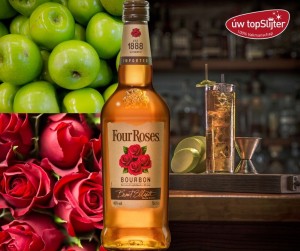 Cocktail Appel/Roos met Four Roses Bourbon - NBFB (1)
