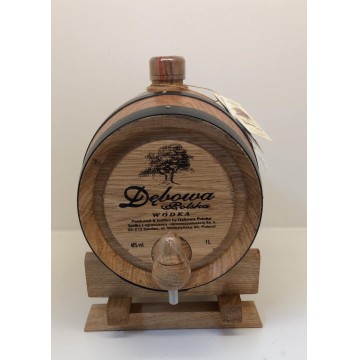 Debowa Premium Vodka in houten vat