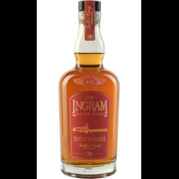 O.H. Ingram River aged american straight Rye whiskey