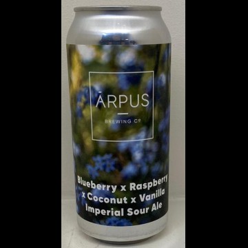 Arpus Blueberry x Raspberry x Coconut x Vanilla Imperial Sour Ale