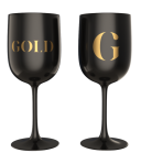 Gold Dry Glas Op Voet