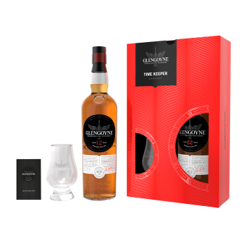 GLENGOYNE 12 Years old Giftpack met glas