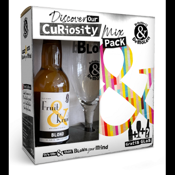 De Molen giftpack 2 x 33cl + glas