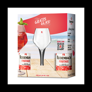 Rodenbach Fruitage Giftpack 2x25cl+glas