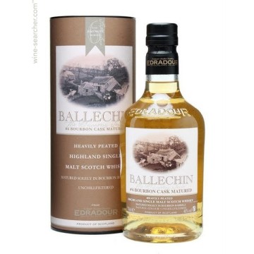 Edradour Ballechin Highland Single Malt Whisky Bourbon Cask Batch #6